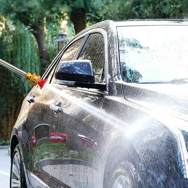 Pressure Washer, Cordless Water Spray Gun with 2 Battery Portable Car Washer Cleaner