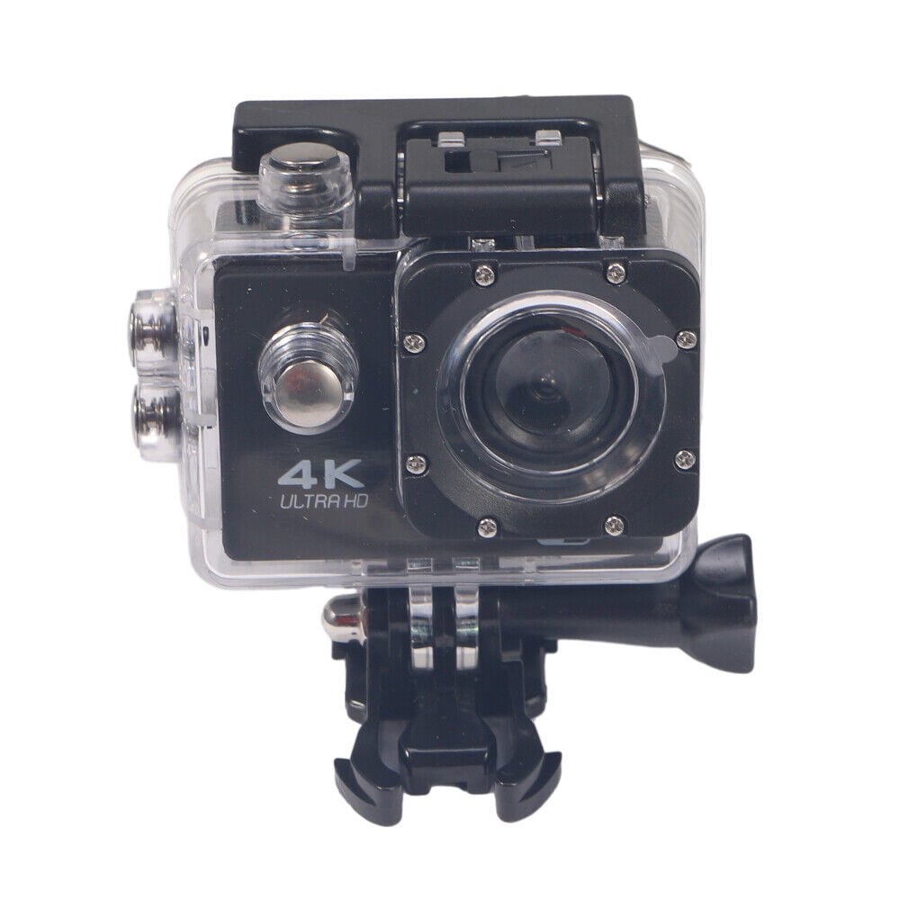 Paddsun Waterproof 4K 4x 16mp Action Camera Bundle with Accessory, Black