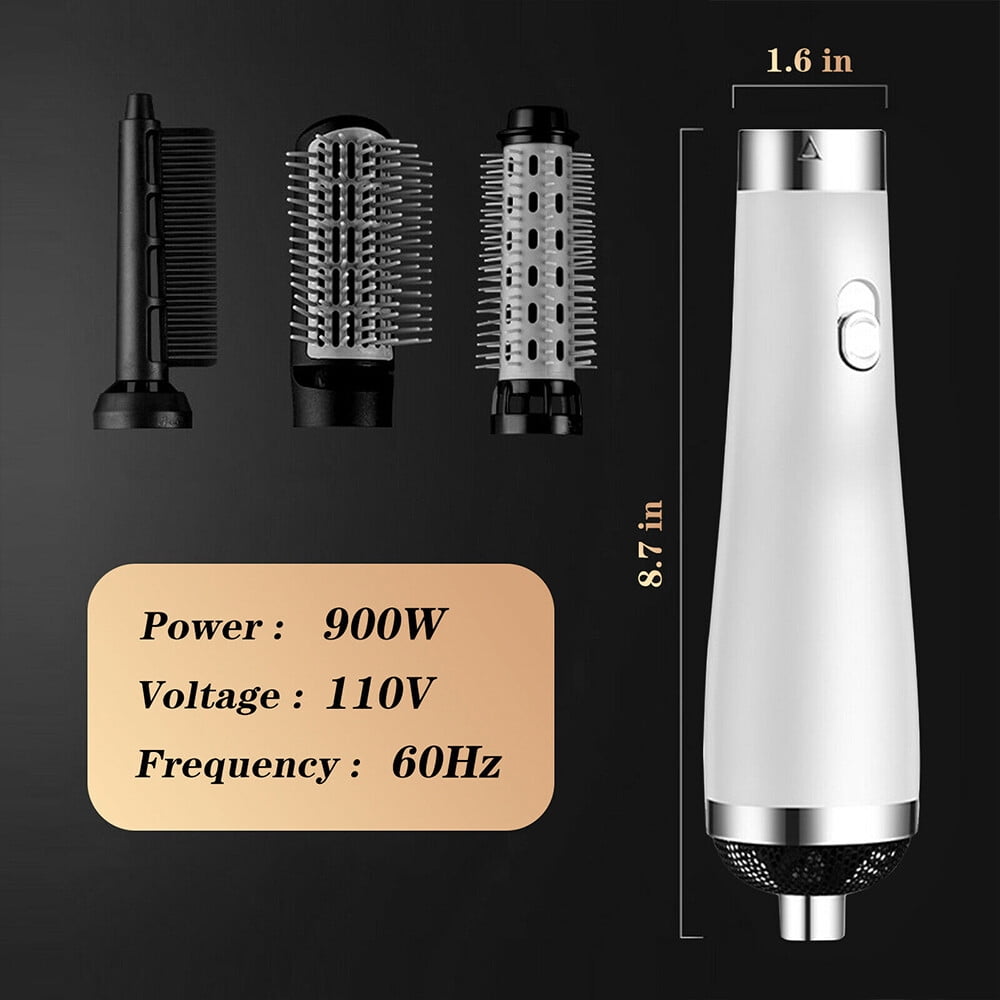 KingFurt Hair Dryer and Straightener, Curling Blow Dryer Brush 3 in-1 Hair Blow Dryer
