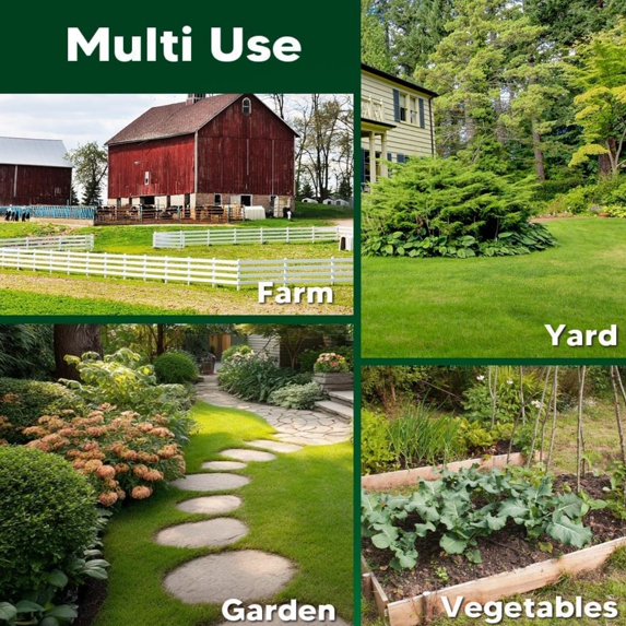 Paddsun Deer Deterrent for Plants,Rabbit Drive Away Outdoor Squirrels Deterrent for Yard Keep Deer Rabbits Squirrels Out of Garden Safe for Family Pets and Plants-12 Packs