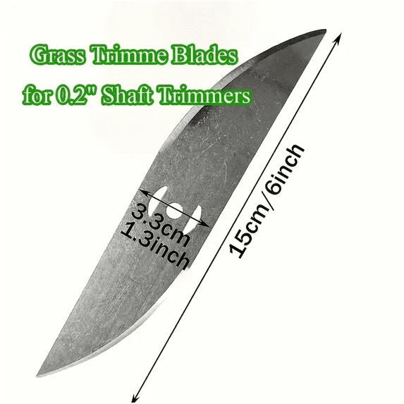 Weed Eater Blades, 10Pack Replacement S-Blades Universal Trimmer Head for 6inch Weed Eater