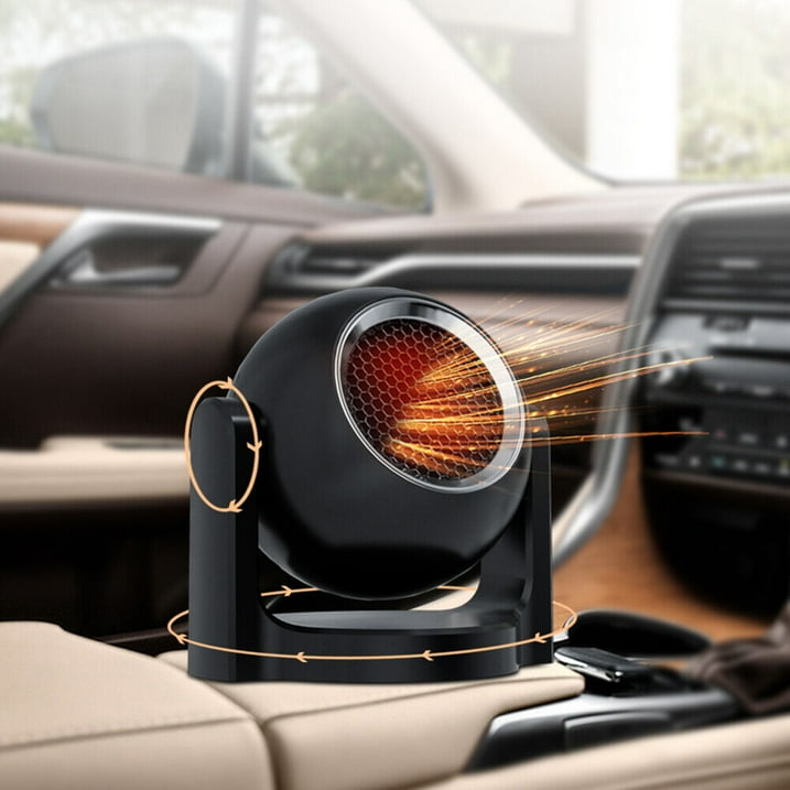 120W Electric Car Heater 12V Heating Fan Defogger Defroster Demister Portable