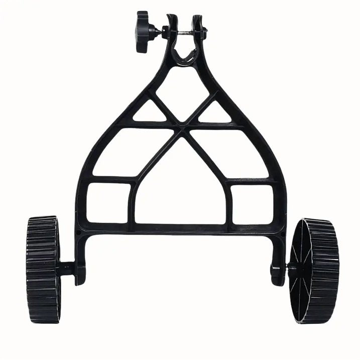 String Trimmer Wheel, Adjustable Auxiliary Wheels, Wheels String Trimmer Support Wheel Suitable for Most Mowers Shaft Tubes (Black)