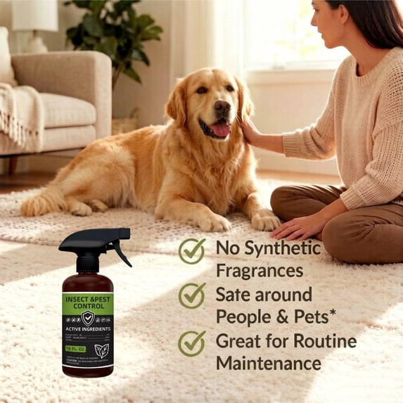 Paddsun Peppermint Oil Insect Traps Spray – Indoor & Outdoor Bug Control for Spiders Ants and More – Plant-Based Extra-Strong Formula - 16 oz