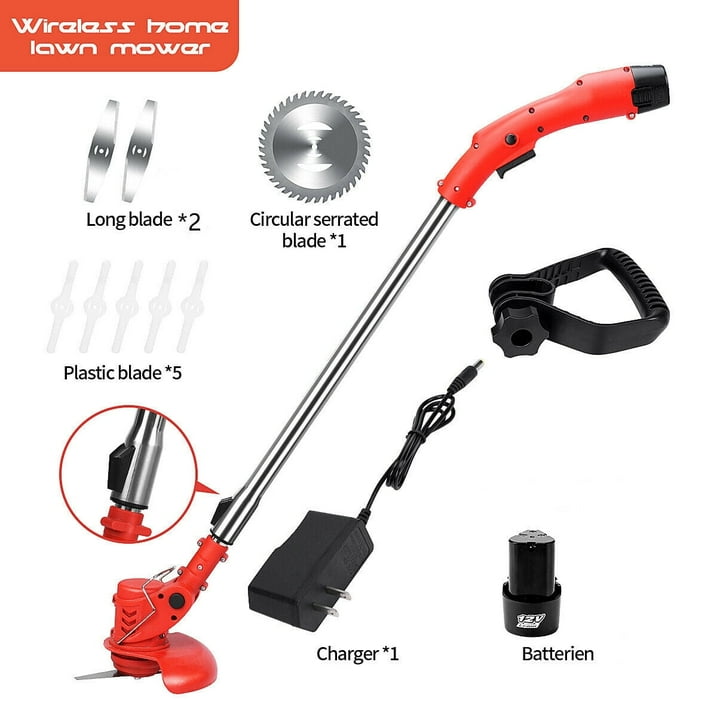 Electric Cordless String Grass Trimmer Weed Eater Lawn Mower Weed Eater String Trimmer