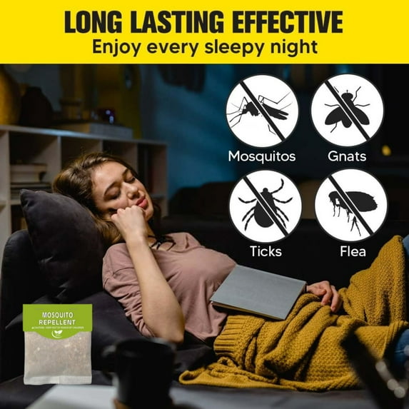 Paddsun Mosquito Repellent Indoor Outdoor Patio, 10 Pack Natural Mosquito Repellant Pouches Mosquitoes Repellent for Yard Outside