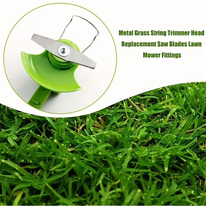 10pcs Weed Eater Blades, Hard Alloy Blade Replacement Parts Compatible with 6inch Electric Weed