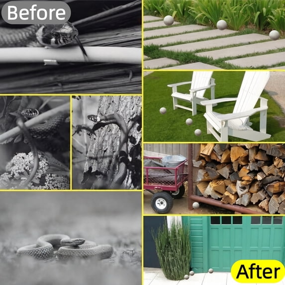 Paddsun Snake Traps for Yard,12Pack Snake Away Traps for Outdoors Pet Safe Snakes Traps Garden Snake Deterrent Keep Snakes Out of Backyard Garage House