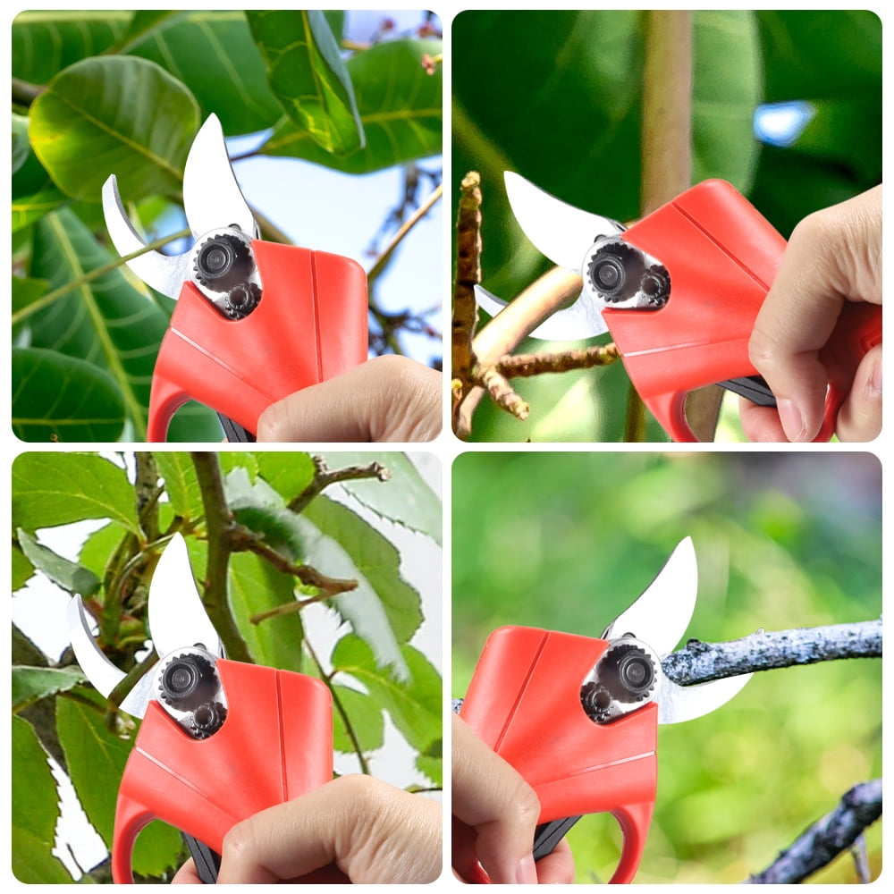 Cordless Electric Pruning Shears – 30mm Max Cut, 21V 2.0Ah Battery, 6000 Cuts per Charge, Lightweight Handheld Branch Cutter for Garden, Orchard, Farm