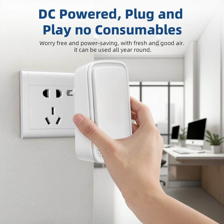 Plug In Air Ionizers, Filterless Mobile Air Purifier, Negative Ion Generator (4 Units), Eliminates: Smoke, Allergens & More