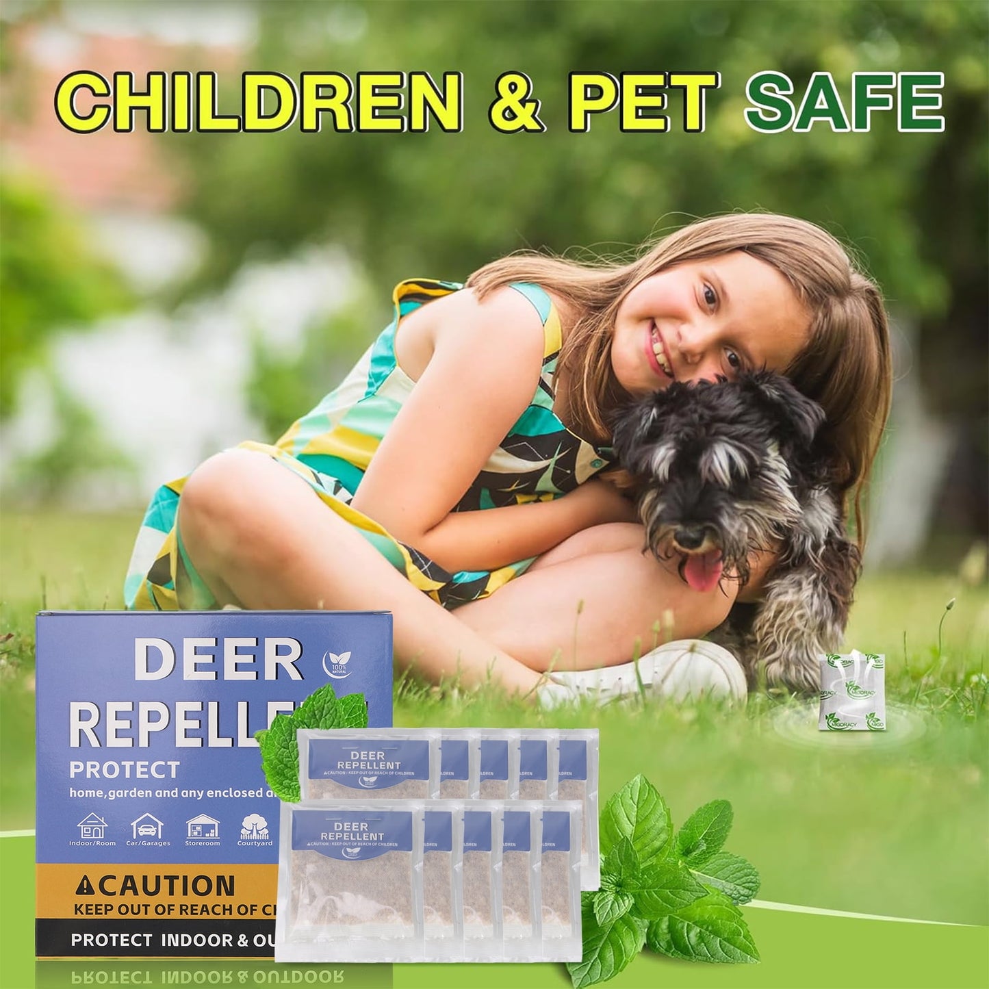 Paddsun Deer Deterrent,10 pack Outdoor and Indoor Deers Deterrent for Garden Keep Deer Out of Yard