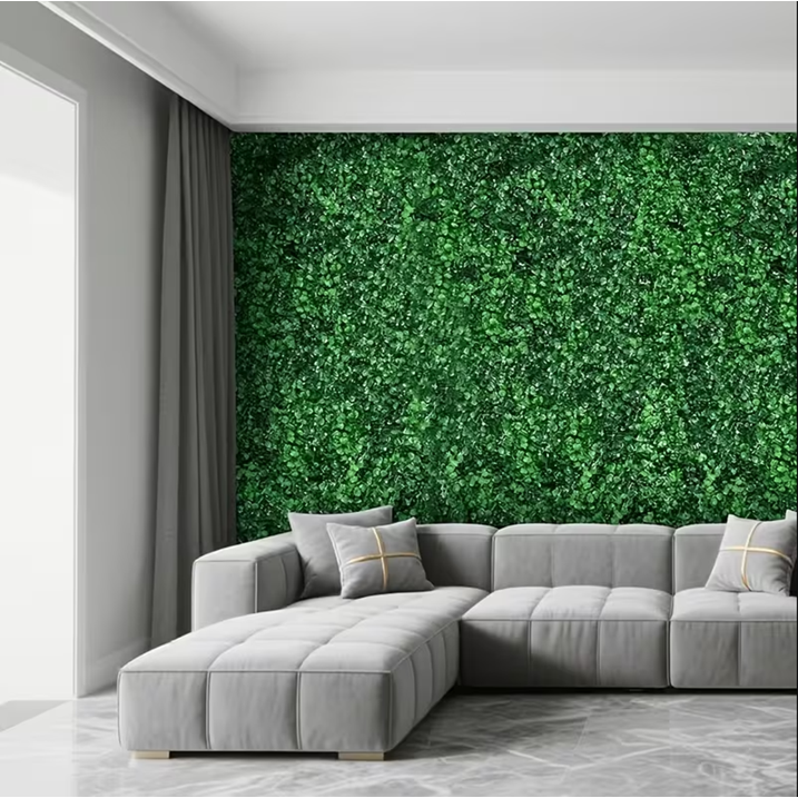 Artificial Boxwood Wall Panels, 12pcs 10"x10" Faux Greenery Milan Grass Backdrop, Realistic Plastic Privacy Screen for Indoor Outdoor Decor