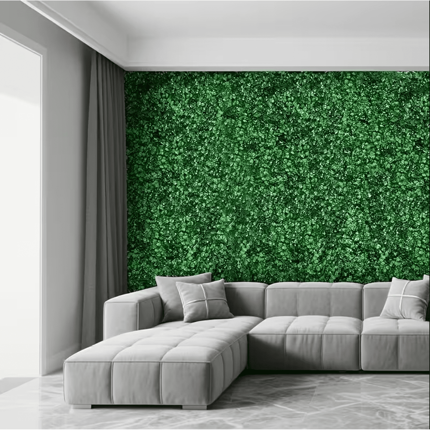 Artificial Boxwood Wall Panels, 20PCS 10"x10" Faux Greenery Milan Grass Backdrop, Realistic Plastic Privacy Screen for Indoor Outdoor Decor