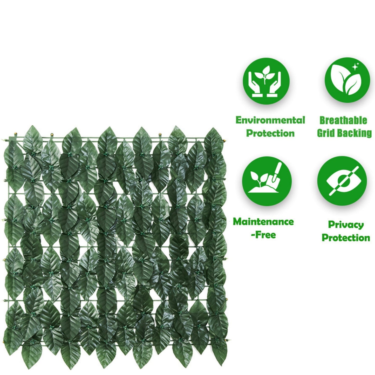 40"x118" Artificial Ivy Privacy Fence Screen Durable UV-Anti Fake Leaves Suitable for Indoor Outdoor Garden