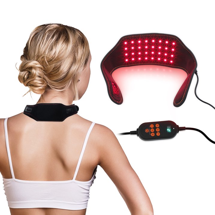 LED Red Light Wellness Belt for Body & Neck, Portable Home Relaxation & Comfort Body Wrap with Heat and Multi-Modes