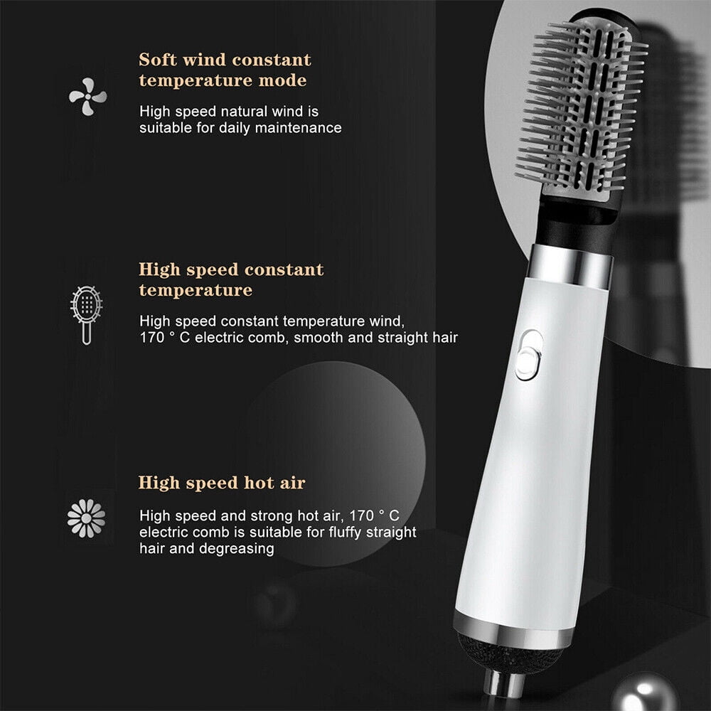 KingFurt Hair Dryer and Straightener, Curling Blow Dryer Brush 3 in-1 Hair Blow Dryer
