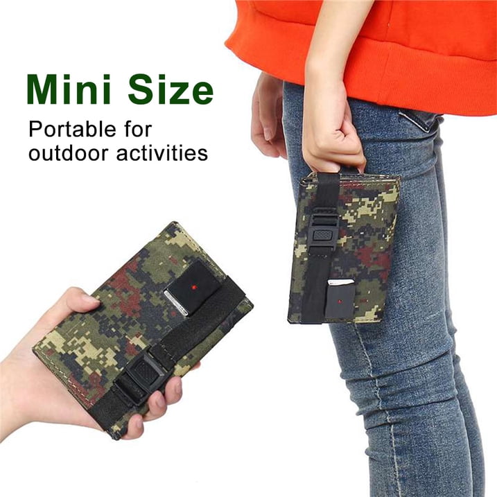 80W USB Solar Panel Folding Power Bank Outdoor Camping Hiking Phone Charger US