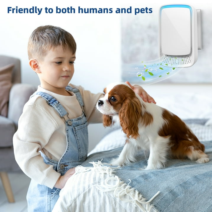 Plug In Air Ionizers, Filterless Mobile Air Purifier, Negative Ion Generator (4 Units), Eliminates: Smoke, Allergens & More