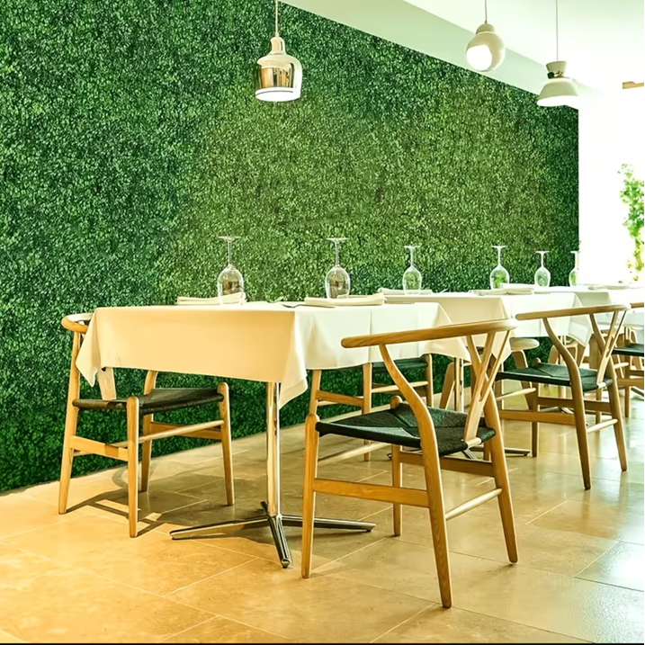 Artificial Boxwood Wall Panels, 12pcs 10"x10" Faux Greenery Milan Grass Backdrop, Realistic Plastic Privacy Screen for Indoor Outdoor Decor