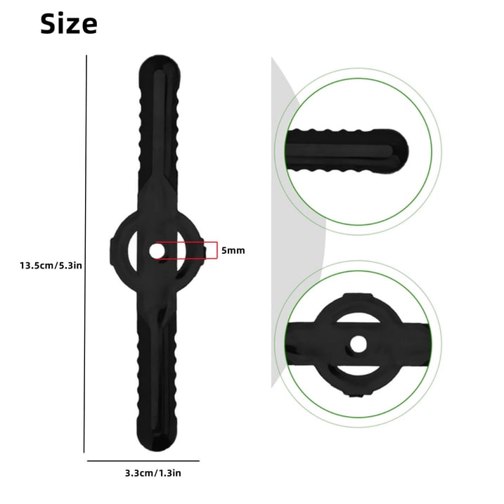 String Trimmer Head Blades, 100PCS Weed Eater Blades Nylon Replacement Plastic Trimmer Head Blades