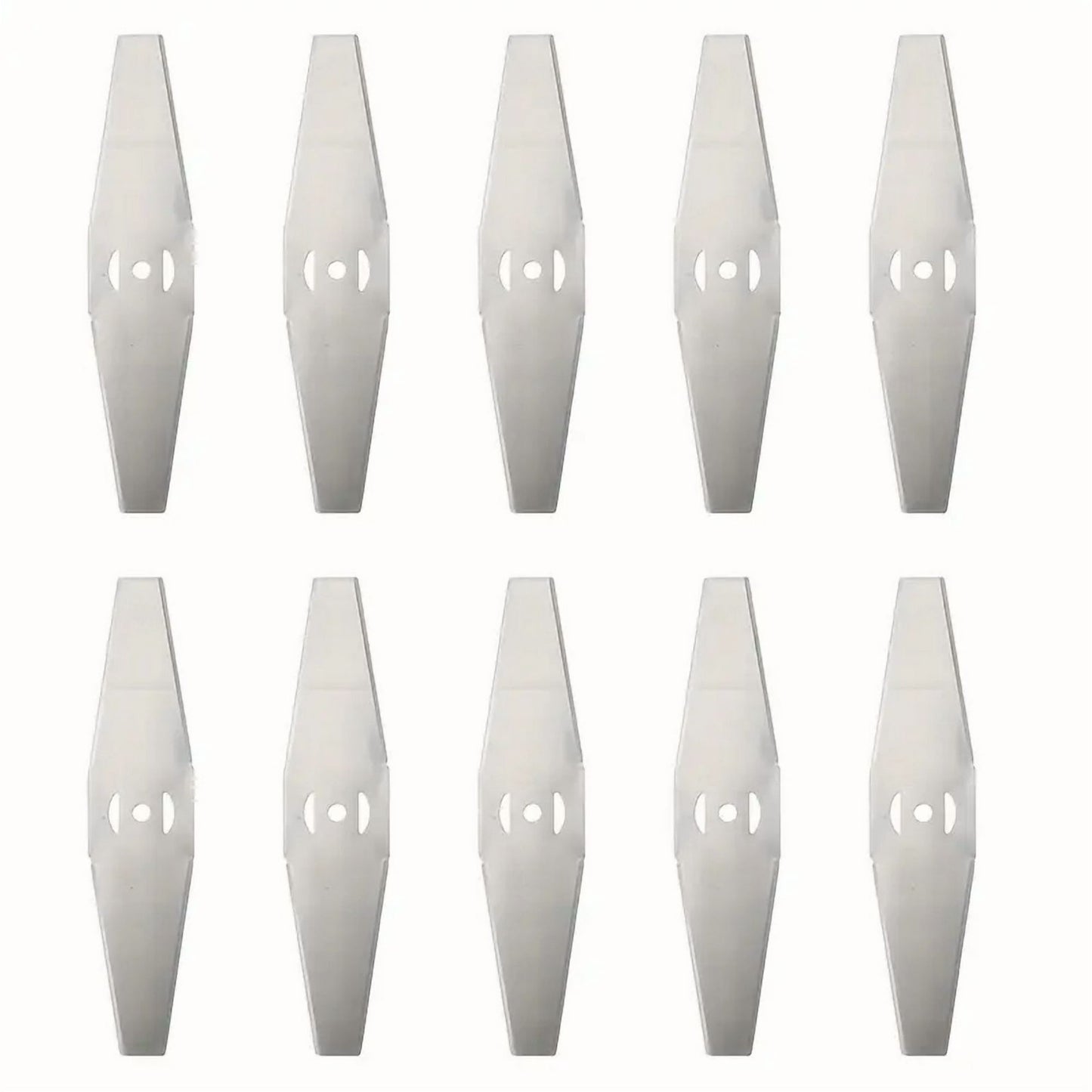 10pcs Weed Eater Blades, Hard Alloy Blade Replacement Parts Compatible with 6inch Electric Weed