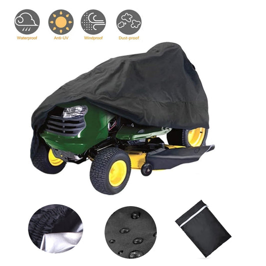 Riding Lawn Mower Cover, Tractor Cover Waterproof Up to 54'' Decks Riding Lawn Tractor Cover Polyester Oxford