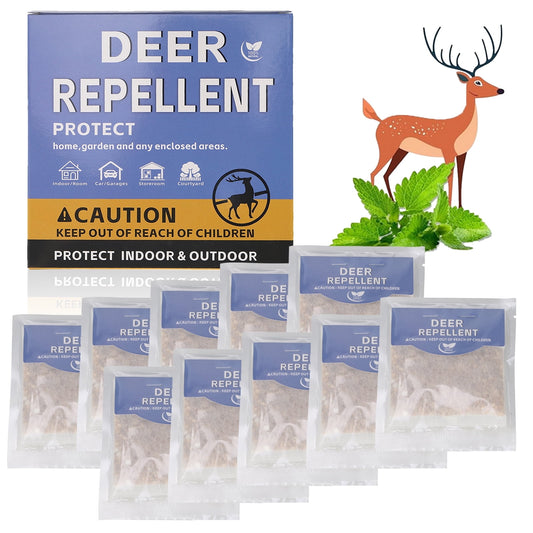 Paddsun Deer Deterrent,10 pack Outdoor and Indoor Deers Deterrent for Garden Keep Deer Out of Yard