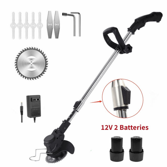 Electric Cordless String Grass Trimmer Weed Eater Lawn Mower Weed Eater String Trimmer