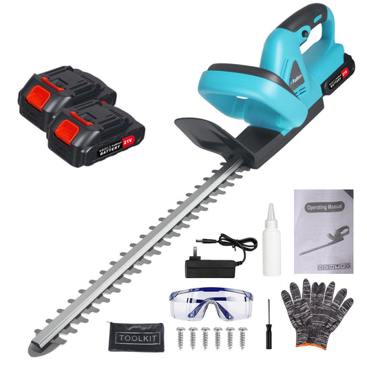 Electric Hedge Trimmer, 20" Blade Cordless Hedge Trimmer Double-Sided 0.8" Cutting Width with 3.0Ah Battery