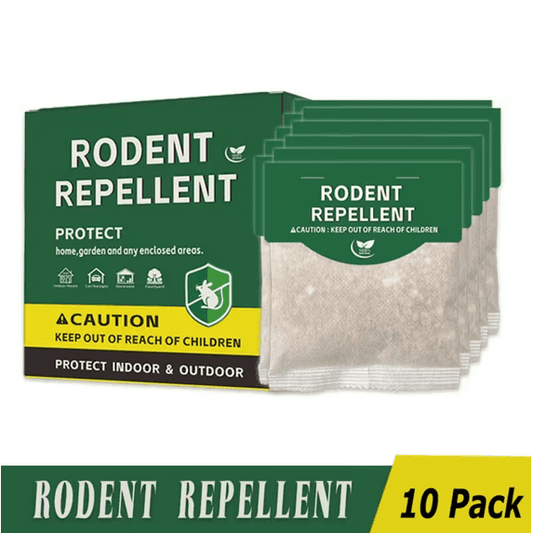 Paddsun Mouse Rodent Repellent, 10Pack Peppermint Oil Mice Repellent for Rats Repellent Outside Groundhog Indoor & Outdoor Use