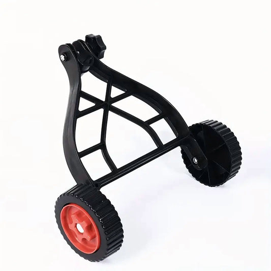 String Trimmer Wheel, Adjustable Auxiliary Wheels, Wheels String Trimmer Support Wheel Suitable for Most Mowers Shaft Tubes (Black)