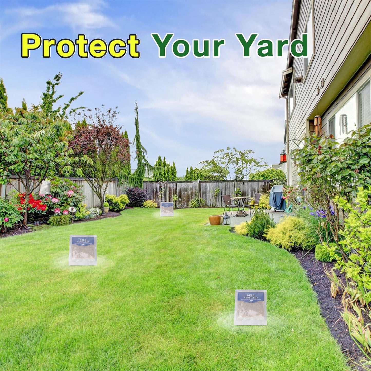Paddsun Deer Deterrent,10 pack Outdoor and Indoor Deers Deterrent for Garden Keep Deer Out of Yard