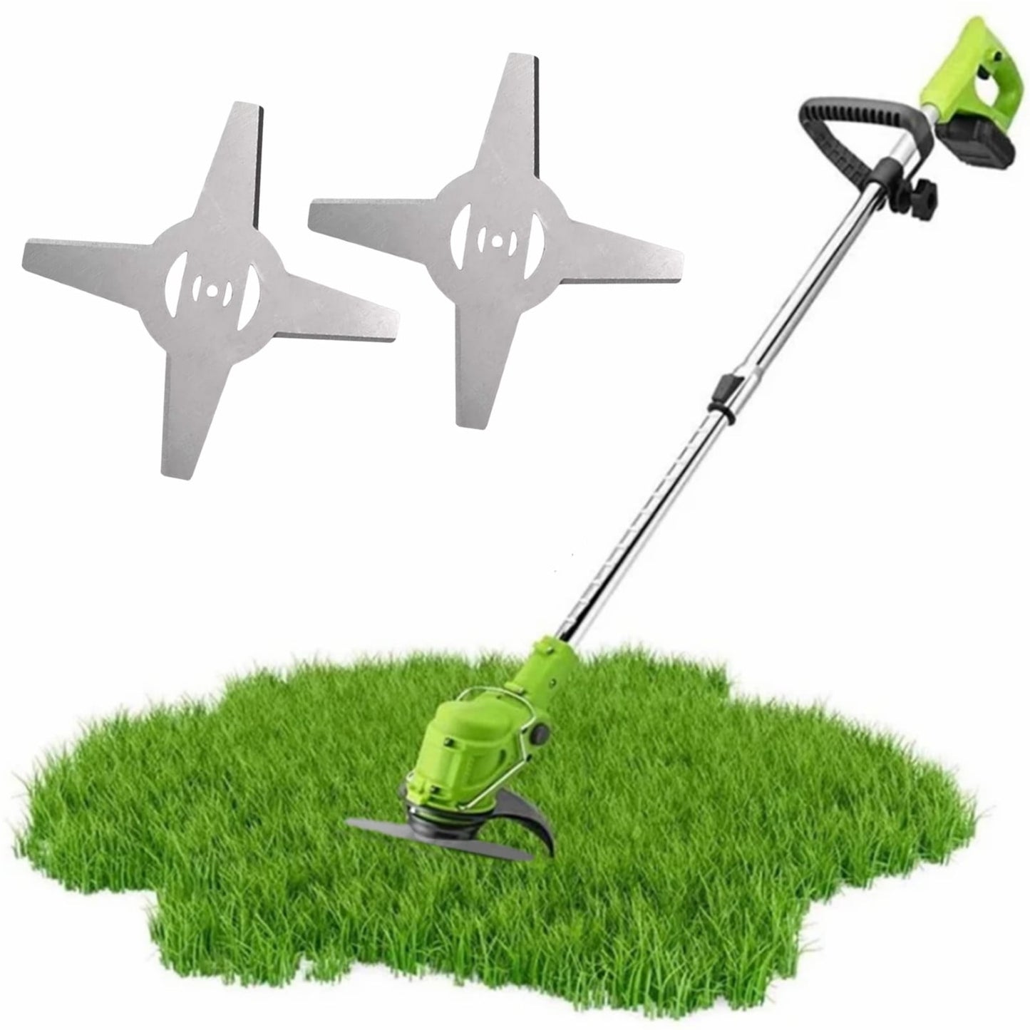 Weed Eaters Replacement Blade, 4Pack Metal Blades For Electric Weed Eater Brush Cutter Grass Trimmer