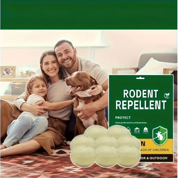 Paddsun Rodent Repellent Balls, 10 Count for Squirrels, Mice, Rodents Soundwave Weather-Resistant for Indoor Outdoor Use in Patio