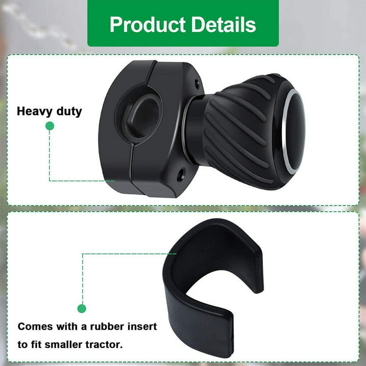 Car Steering Wheel Spinner Knob Handle Ball Universal Deluxe Suicide Truck Power