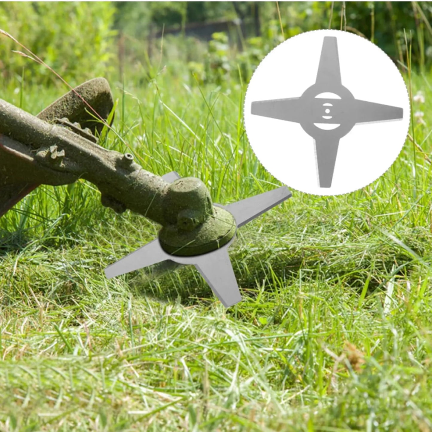 Weed Eaters Replacement Blade, 4Pack Metal Blades For Electric Weed Eater Brush Cutter Grass Trimmer