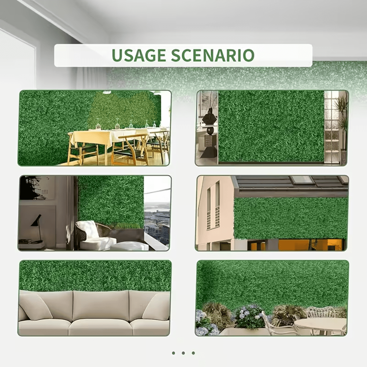 Artificial Boxwood Wall Panels, 20PCS 10"x10" Faux Greenery Milan Grass Backdrop, Realistic Plastic Privacy Screen for Indoor Outdoor Decor