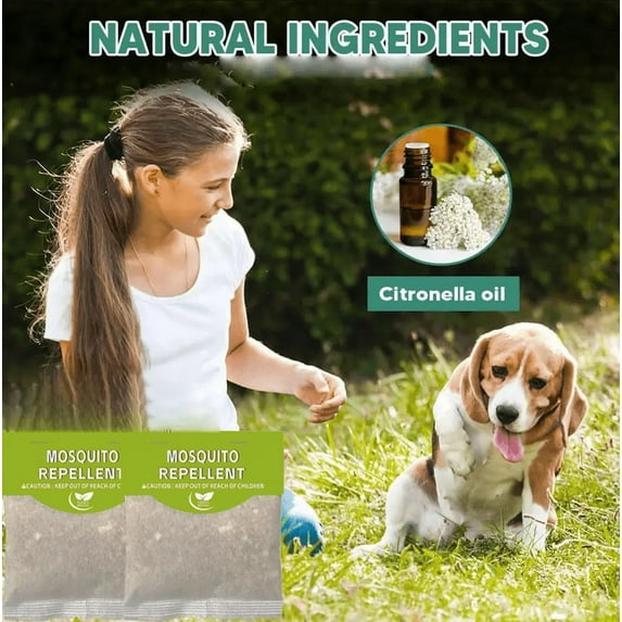 Paddsun Mosquito Repellent Indoor Outdoor Patio, 10 Pack Natural Mosquito Repellant Pouches Mosquitoes Repellent for Yard Outside