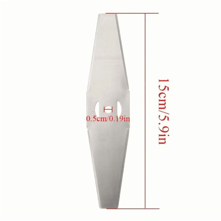 10pcs Weed Eater Blades, Hard Alloy Blade Replacement Parts Compatible with 6inch Electric Weed