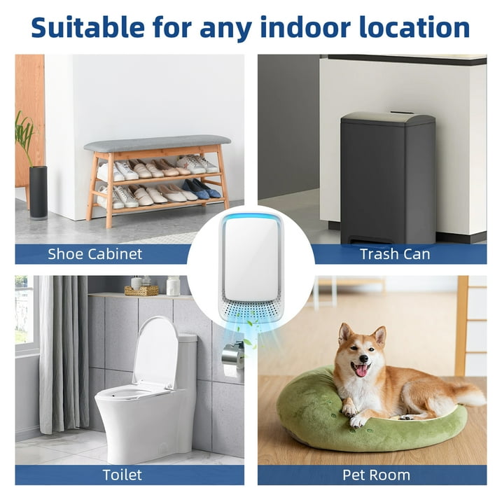 Plug In Air Ionizers, Filterless Mobile Air Purifier, Negative Ion Generator (4 Units), Eliminates: Smoke, Allergens & More