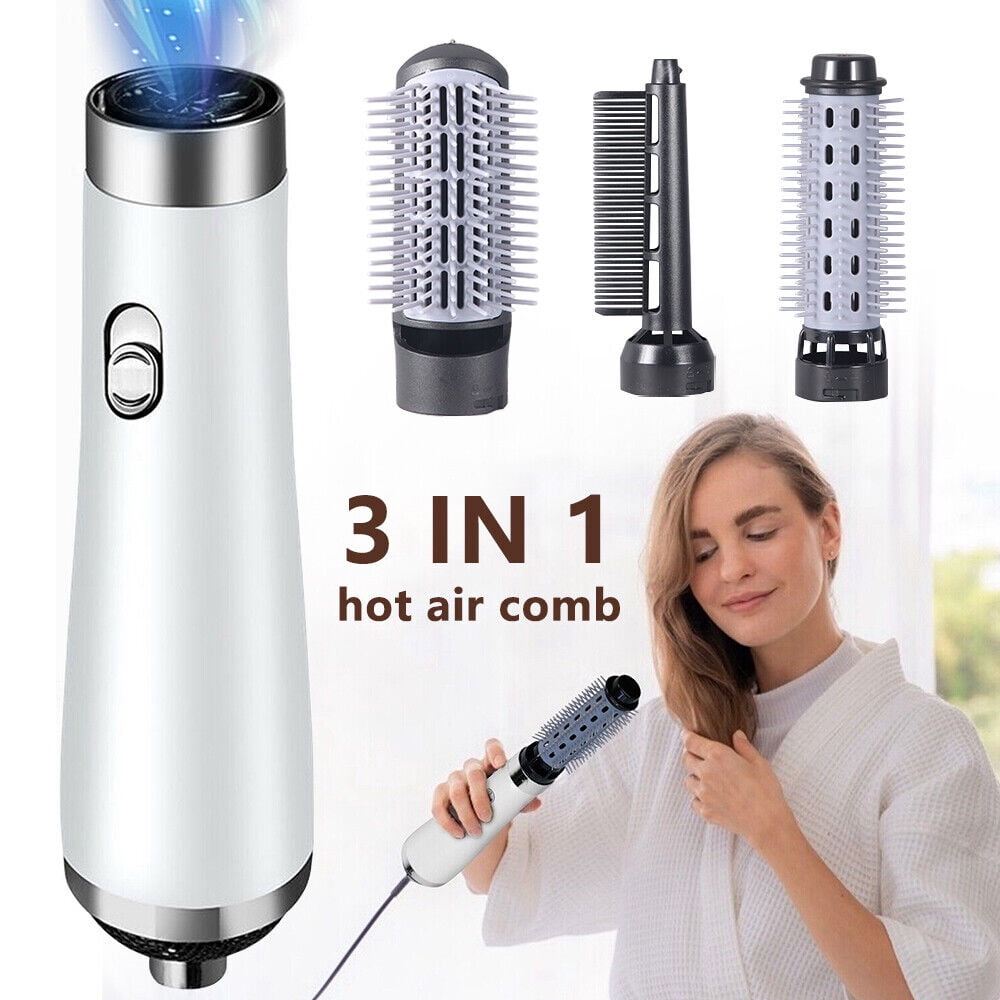 KingFurt Hair Dryer and Straightener, Curling Blow Dryer Brush 3 in-1 Hair Blow Dryer